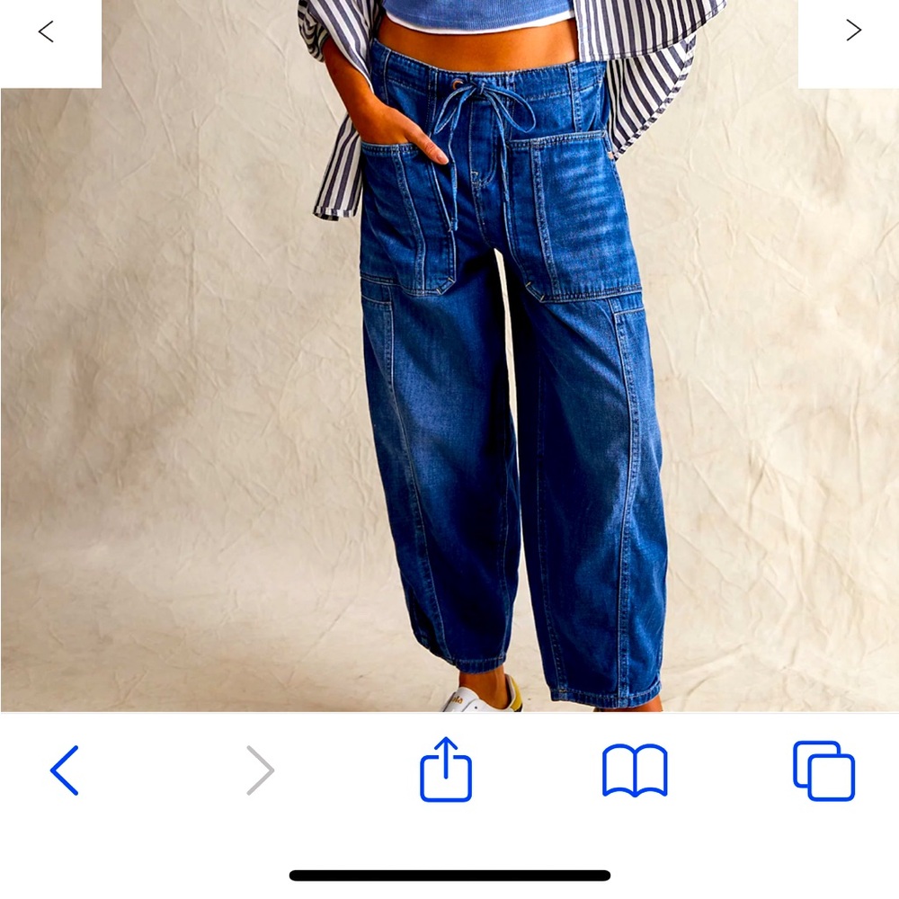 We The Free Silverton Pull On Barrel Jeans - S